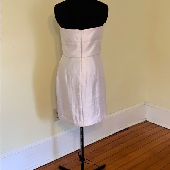 Max and Cleo gold empire waist strapless cocktail dress wedding party dress 6 - Picture 5 of 10